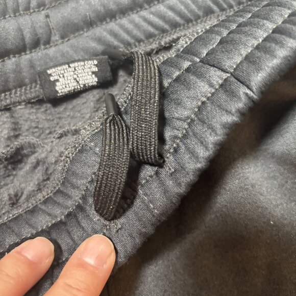 Mens Athletic Joggers Zipper Pockets Elastic Waistband Soft Fabric Size L Black - Picture 10 of 11